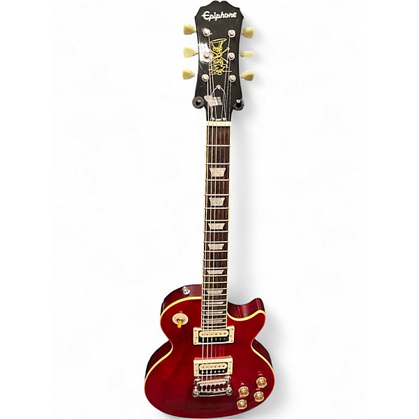 Used Epiphone Slash Rosso Corsa Les Paul Standard Midnight Wine Solid Body Electric Guitar