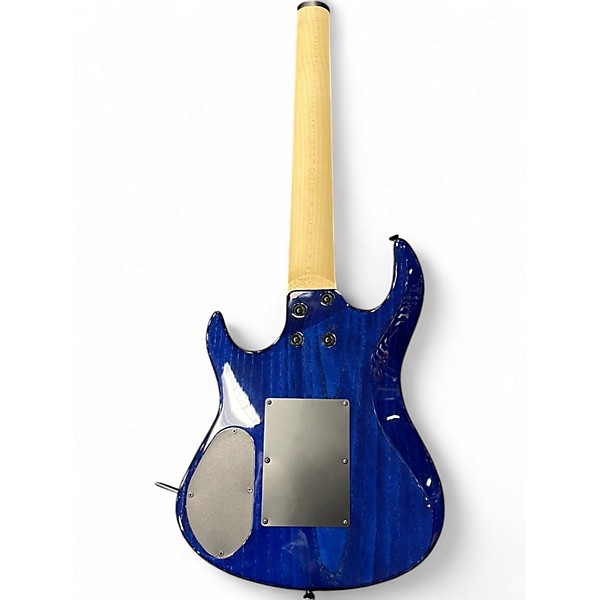 Used Kiesel Osiris 7 Trans Blue Solid Body Electric Guitar