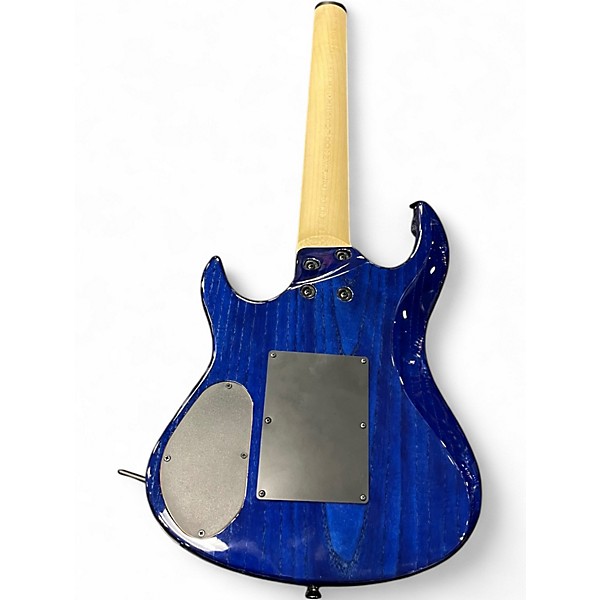 Used Kiesel Osiris 7 Trans Blue Solid Body Electric Guitar