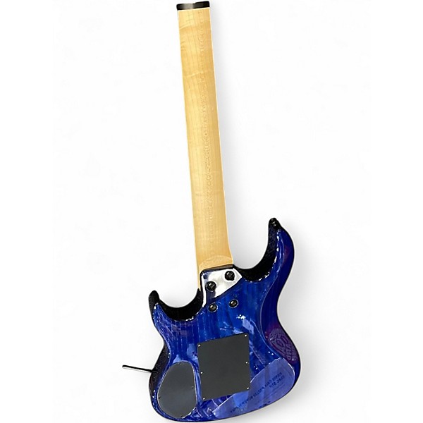 Used Kiesel Osiris 7 Trans Blue Solid Body Electric Guitar