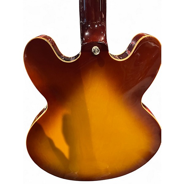Used Epiphone ES335 Pro Amber Hollow Body Electric Guitar