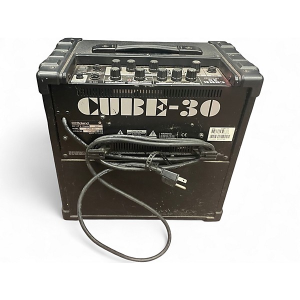Used Roland Cube 30X 1x10 30W Cube Guitar Combo Amp