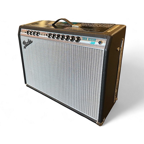 Used Fender 1968 Custom Twin Reverb 85W 2x12 Tube Guitar Combo Amp
