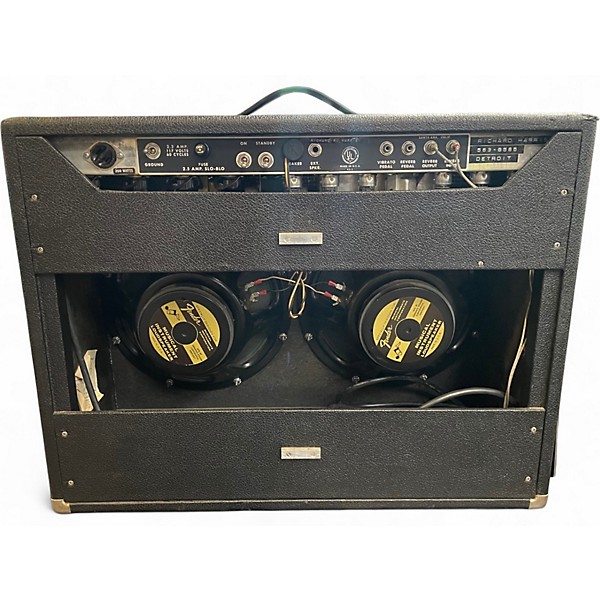 Vintage 1968 Fender Twin Reverb 2x12 Tube Guitar Combo Amp