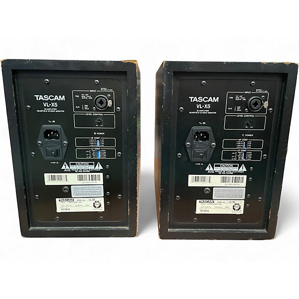 Used TASCAM VL-X5 Studio Monitor Pair Powered Monitor