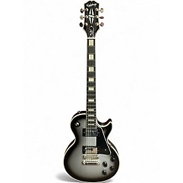 Used Epiphone Les Paul Custom Silver Burst Solid Body Electric Guitar
