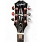 Used Epiphone Les Paul Custom Silver Burst Solid Body Electric Guitar