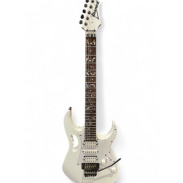 Used Ibanez JEMJR White Solid Body Electric Guitar