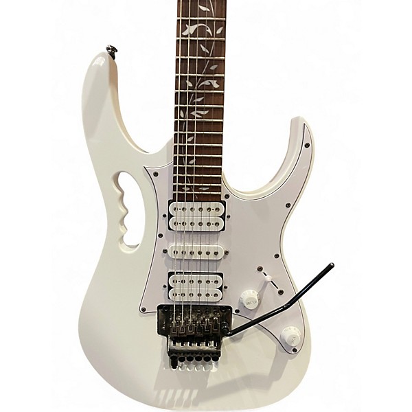 Used Ibanez JEMJR White Solid Body Electric Guitar