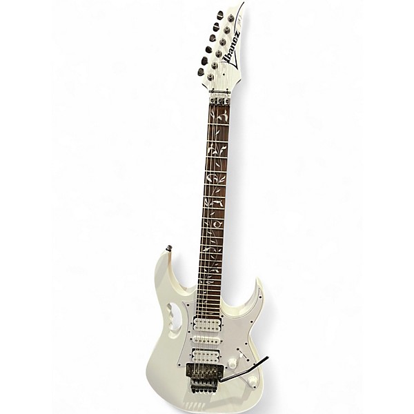 Used Ibanez JEMJR White Solid Body Electric Guitar