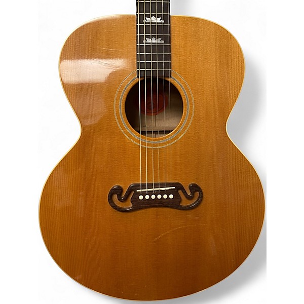 Used Gibson J100 Natural Acoustic Guitar