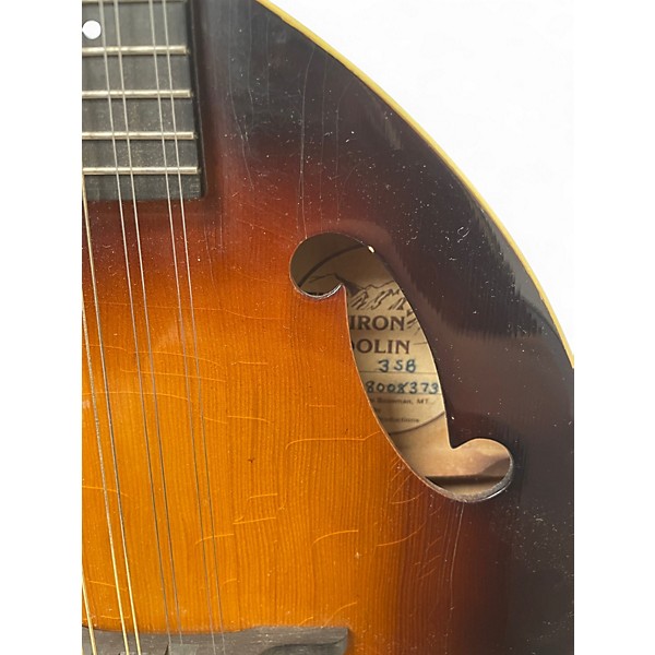 Vintage 1980s The Flatiron Mandolin 358 2 Color Sunburst Mandolin