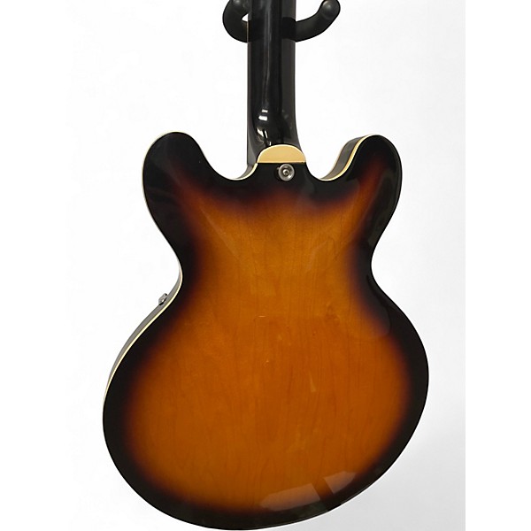 Used Hamer Echotone Tobacco Sunburst Hollow Body Electric Guitar