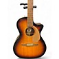 Used Fender Newporter Player 2 Tone Sunburst Acoustic Electric Guitar