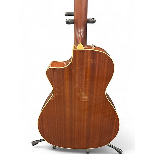 Used Fender Newporter Player 2 Tone Sunburst Acoustic Electric Guitar