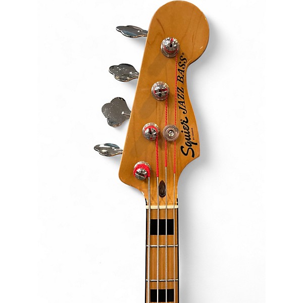 Used Squier Classic Vibe 70s Jazz Bass Natural Electric Bass Guitar