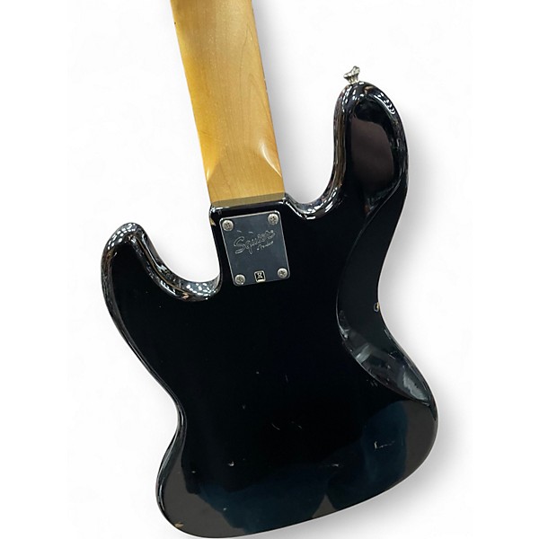 Used Squier Affinity Jazz Bass Black Electric Bass Guitar