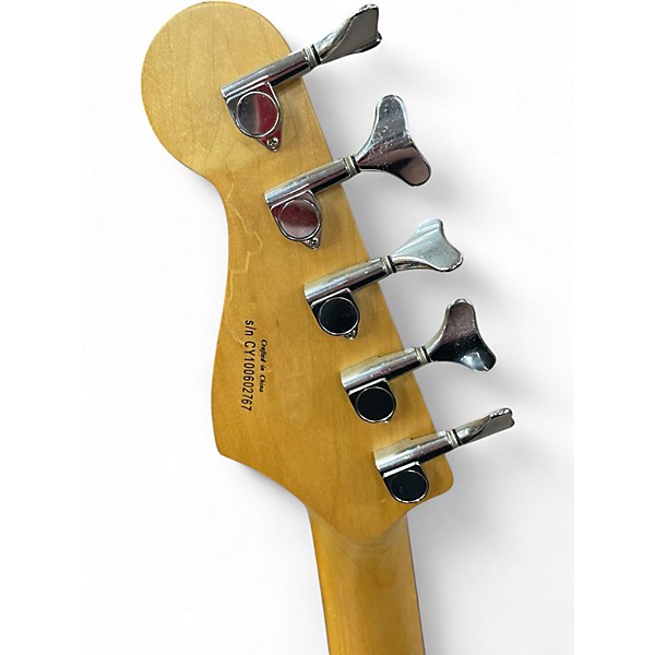 Used Squier Affinity Jazz Bass Black Electric Bass Guitar