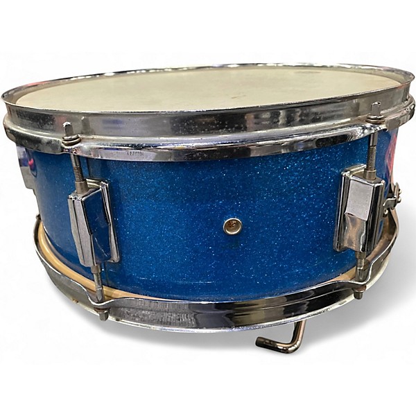 Used 1960s Us Mercury 14X5 Luan Blue Sparkle Drum