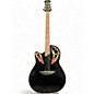 Used Ovation CS247 Celebrity Left-Handed Black Acoustic Electric Guitar thumbnail