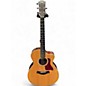 Used Taylor 214CE Deluxe Natural Acoustic Electric Guitar thumbnail