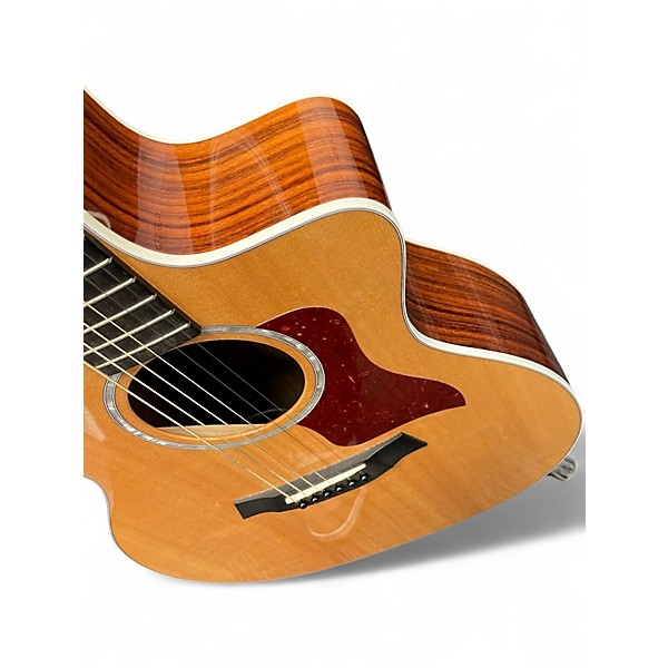 Used Taylor 214CE Deluxe Natural Acoustic Electric Guitar