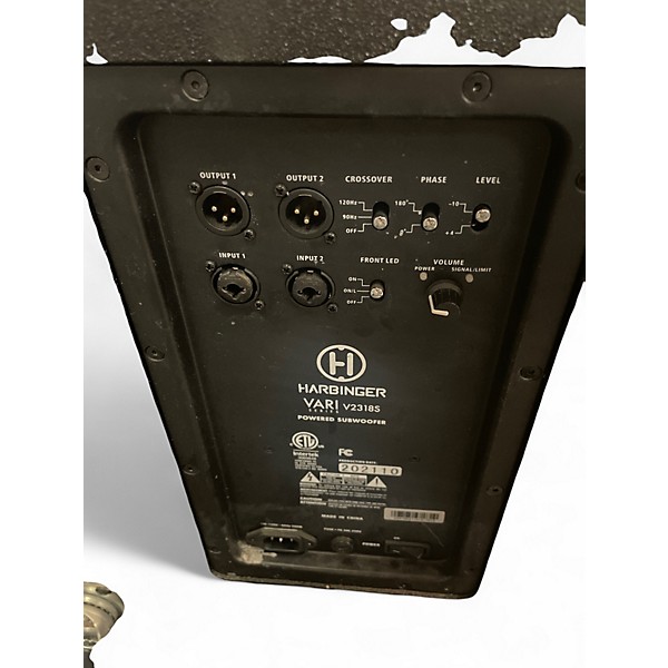 Used Harbinger VARI2318S Powered Subwoofer