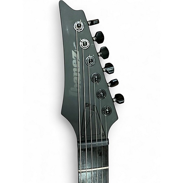 Used Ibanez RGRTB621 RG Iron Label Flat Black Solid Body Electric Guitar