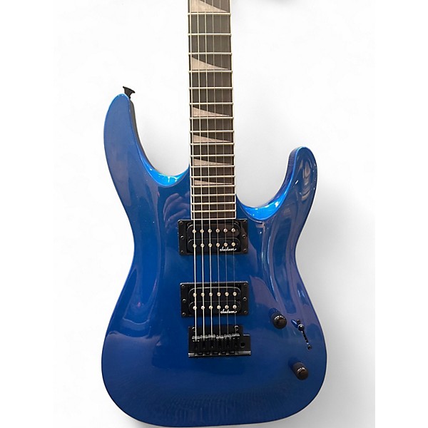 Used Jackson JS22 Dinky Blue Solid Body Electric Guitar