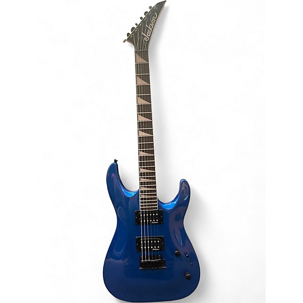 Used Jackson JS22 Dinky Blue Solid Body Electric Guitar