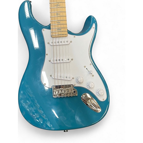 Used PRS SE Silver Sky Turquoise Solid Body Electric Guitar