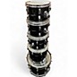 Vintage 1970s Rogers 5 Piece Classic Black Drum Kit thumbnail
