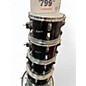 Vintage 1970s Rogers 5 Piece Classic Black Drum Kit