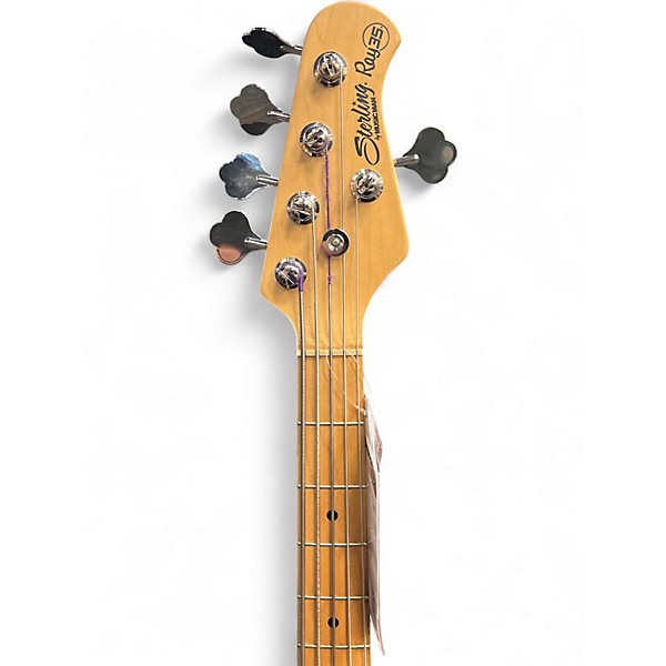 Used Sterling by Music Man Ray35 5 String Natural Electric Bass Guitar