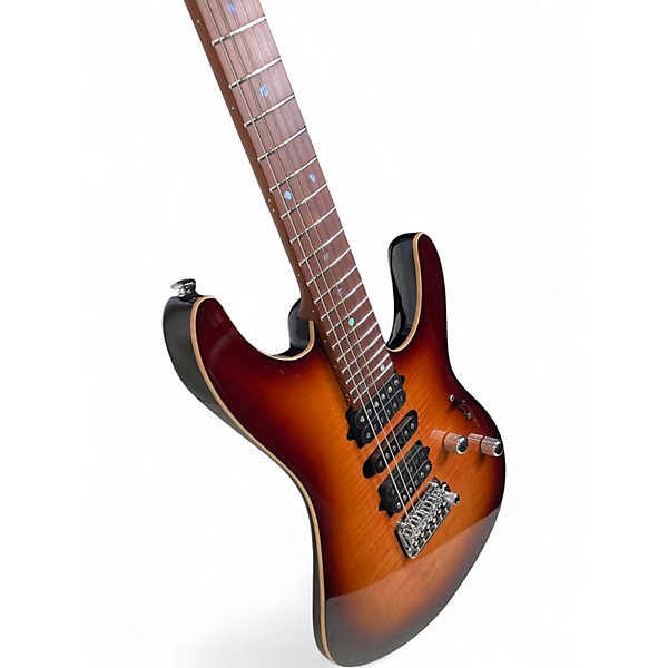 Used Ibanez Prestige AZ2407F 2 Tone Sunburst Solid Body Electric Guitar