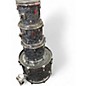 Used Premier 4 Piece Genista Black Pearl Drum Kit thumbnail