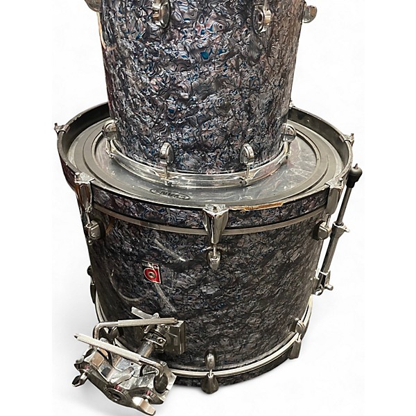 Used Premier 4 Piece Genista Black Pearl Drum Kit
