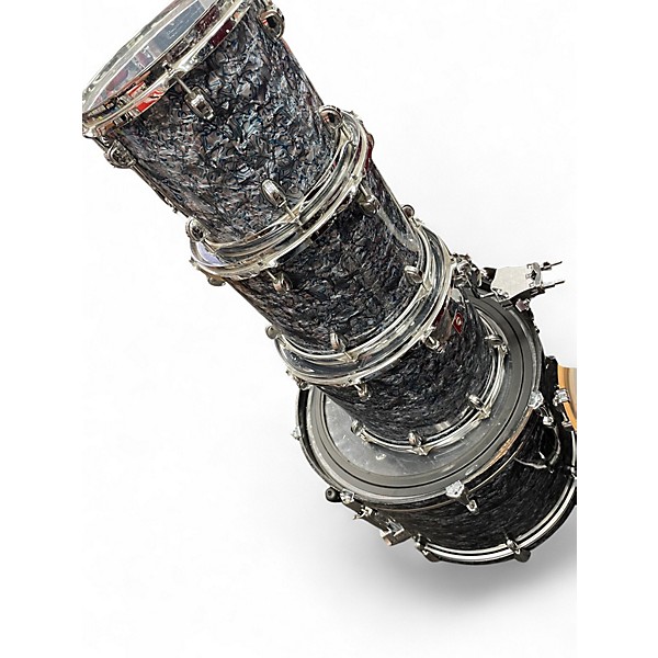 Used Premier 4 Piece Genista Black Pearl Drum Kit