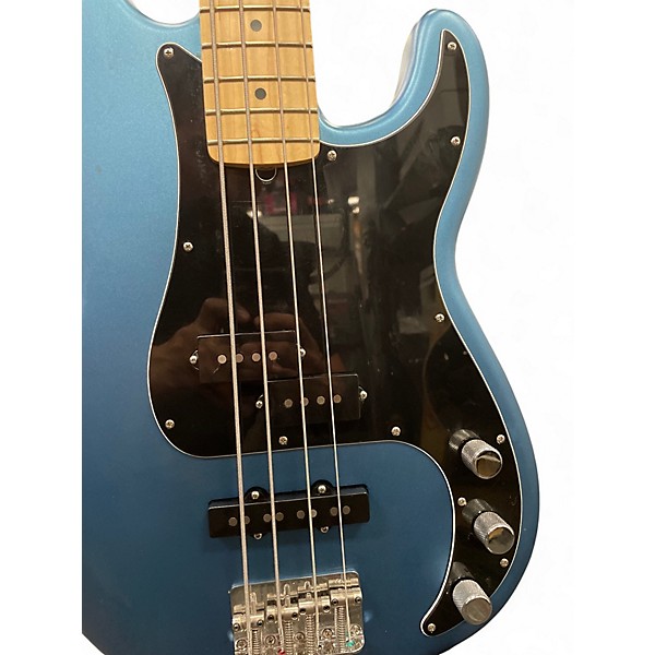 Used Fender American Performer Precision Bass Lake Placid Blue Electric Bass Guitar