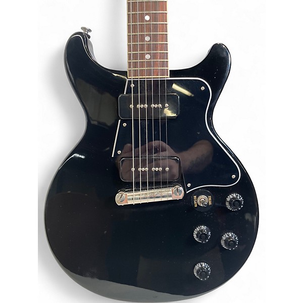 Used Gibson les paul jr Black Solid Body Electric Guitar