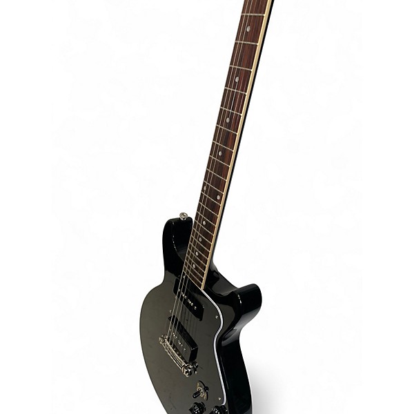 Used Gibson les paul jr Black Solid Body Electric Guitar