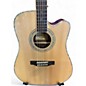 Used Zager ZAD900CE Natural Acoustic Electric Guitar