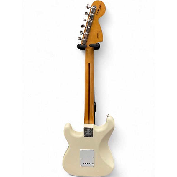 Used Fender Jimi Hendrix Stratocaster Olympic White Solid Body Electric Guitar