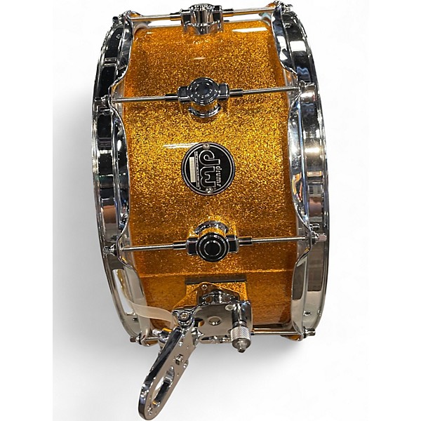 Used DW 14X7 Performance Series Snare ORANGE SPARKLE Drum