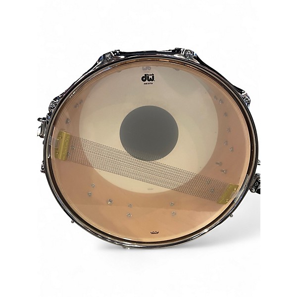Used DW 14X7 Performance Series Snare ORANGE SPARKLE Drum