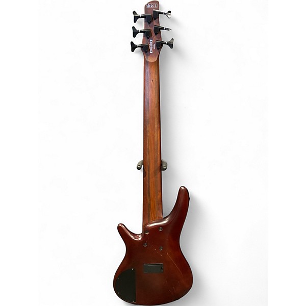 Used Ibanez SR506 6 String Mahogany Electric Bass Guitar