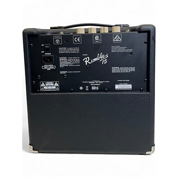 Used Fender Rumble 15 15W 1X8 Bass Combo Amp