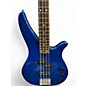 Used Yamaha RBX170 Metallic Blue Electric Bass Guitar