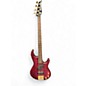 Used Ibanez TRB200-LS Trans Red Electric Bass Guitar thumbnail