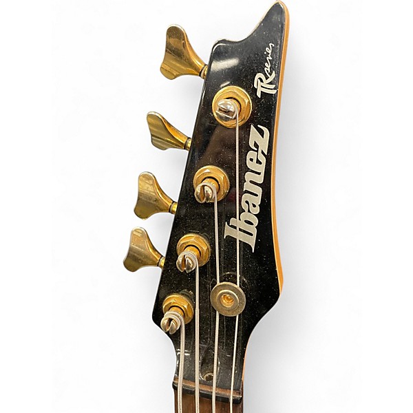Used Ibanez TRB200-LS Trans Red Electric Bass Guitar